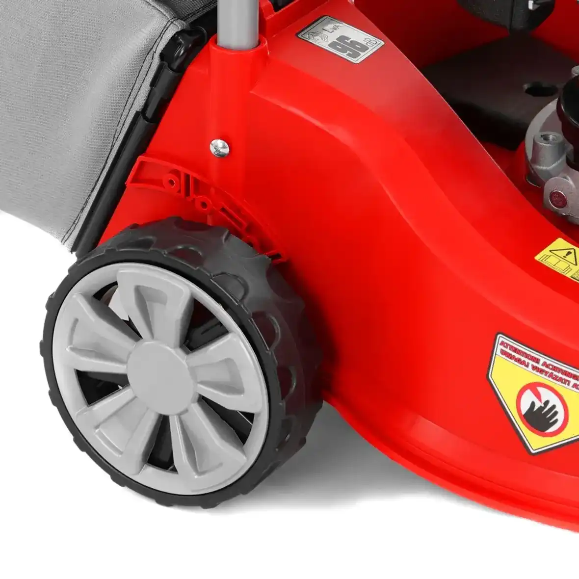 Masina de tuns iarba HECHT 5408, motor pe benzina 79.8 cm cubi, putere 1.75 cai, latime de lucru 40.6 cm, cu impingere manuala