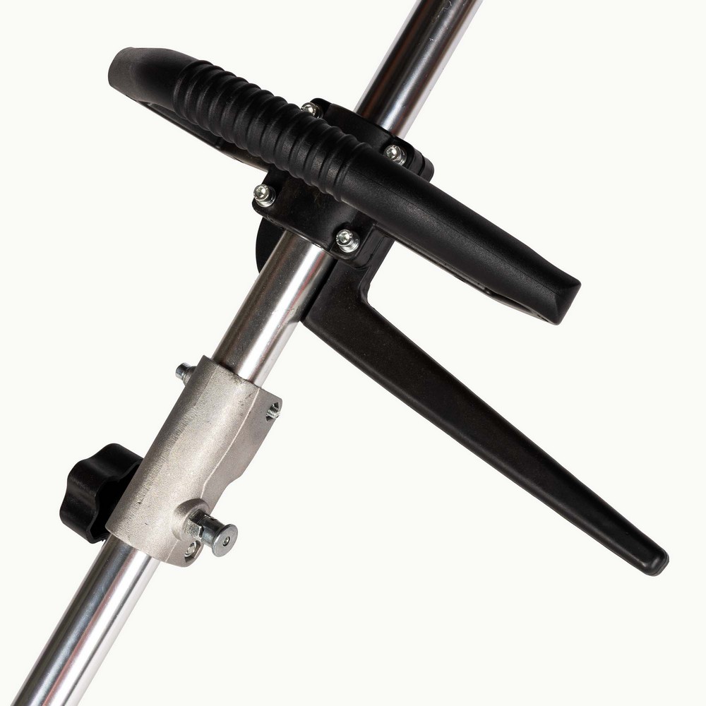 Motocoasa / Trimmer electric Micul Fermier MF-MX1010-G01, 20 V, 2 acumulatori 4 Ah, maner simplu, motor fara perii, tija modulara 1335 mm, motor fara perii