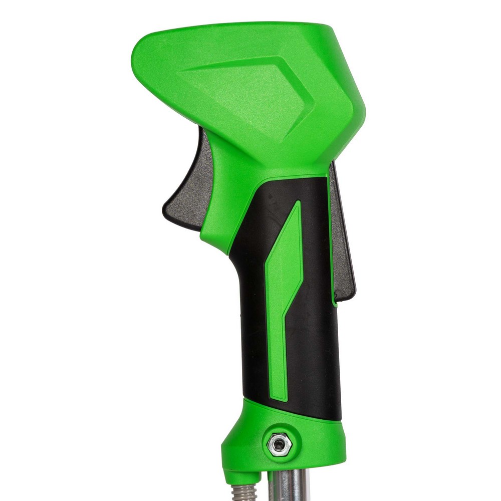Motocoasa / Trimmer electric Micul Fermier MF-MX1011-G01, 20 V, 2 acumulatori 4 Ah, maner dublu, motor fara perii, tija modulara 1335 mm, motor fara perii