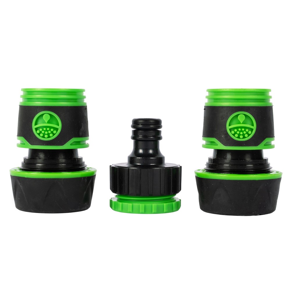 Set 3 conectori furtun Micul Fermier MF-IR3011-G01, 3/4 inch