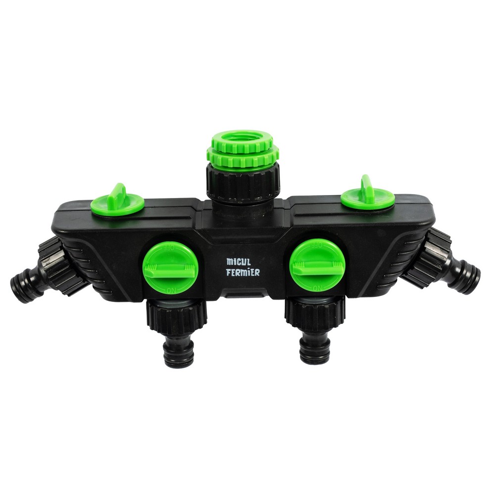 Adaptor robinet Micul Fermier MF-IR3013-G01, 1/2 inch, cu 4 iesiri
