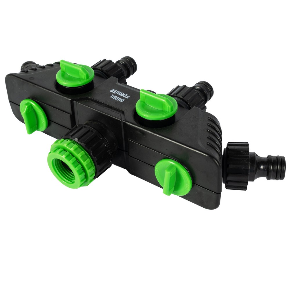 Adaptor robinet Micul Fermier MF-IR3013-G01, 1/2 inch, cu 4 iesiri
