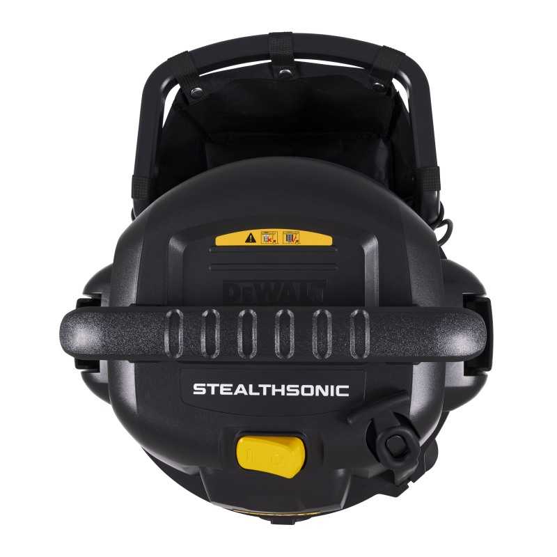 Aspirator umed / uscat DeWalt Stealthsonic DXV38S-QT, 38 L, inox, 42.5 l / s, furtun 2.1 m / 48 mm, 800 W