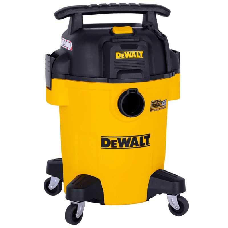 Aspirator umed / uscat DeWalt Stealthsonic DXV23PLPTA-QT, 23 L, priza pentru unelte, 700 W