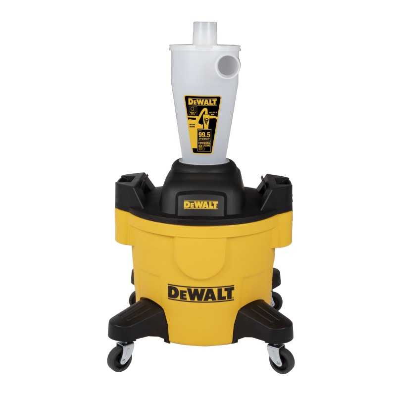 Separator de praf pentru aspirator DeWalt DXVCS002, cu rezervor plastic de 23 L
