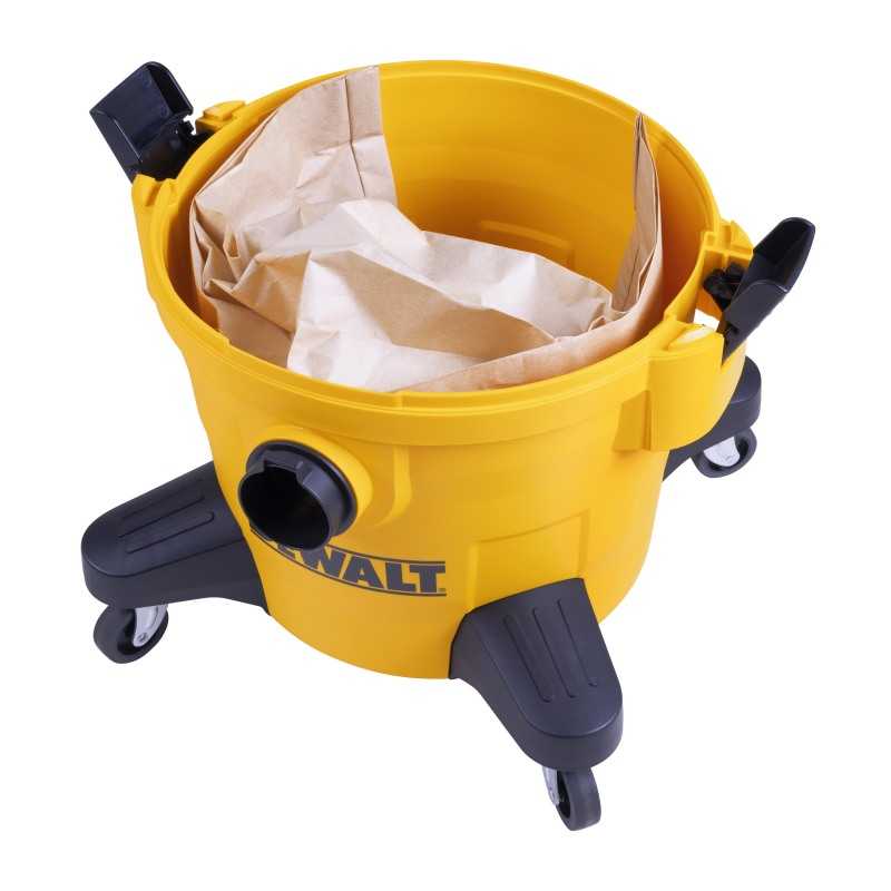 Set 3 saci de hartie Dewalt DXVA19-4201, pentru aspiratoarele DXV20P si DXV20PT, rezistenta sporita la rupere si perforare