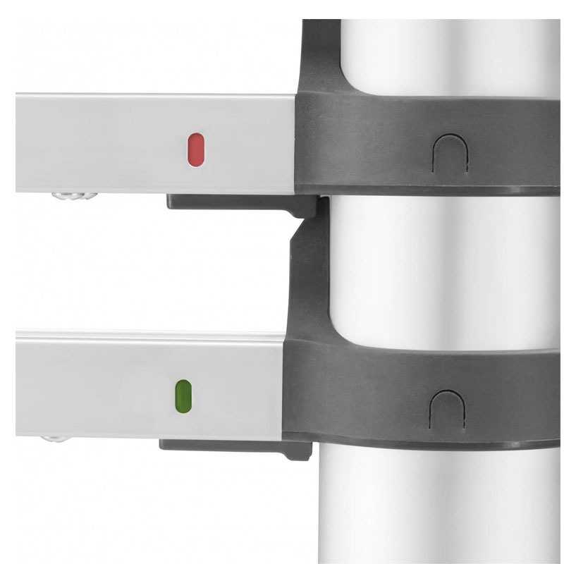 Scara aluminiu Hailo HAILO T80 FlexLine 7113131, telescopica, 13 trepte, extinderea individuala a treptelor