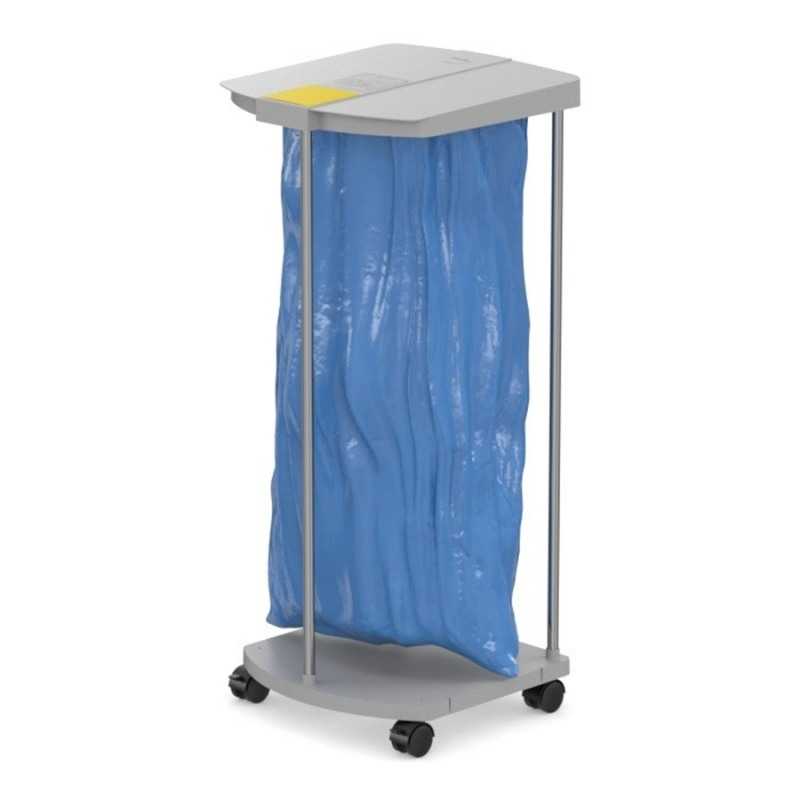 Sistem de colectare selectiva cu roti si suport inteligent pentru saci deseuri Hailo ProfiLine MSS 912210, XXXL 120 L