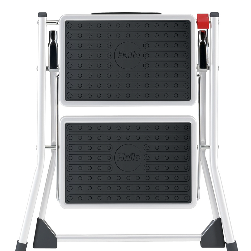 Scara din otel Hailo MK62 StandardLine 4310001, plianta, 2 trepte antiderapante