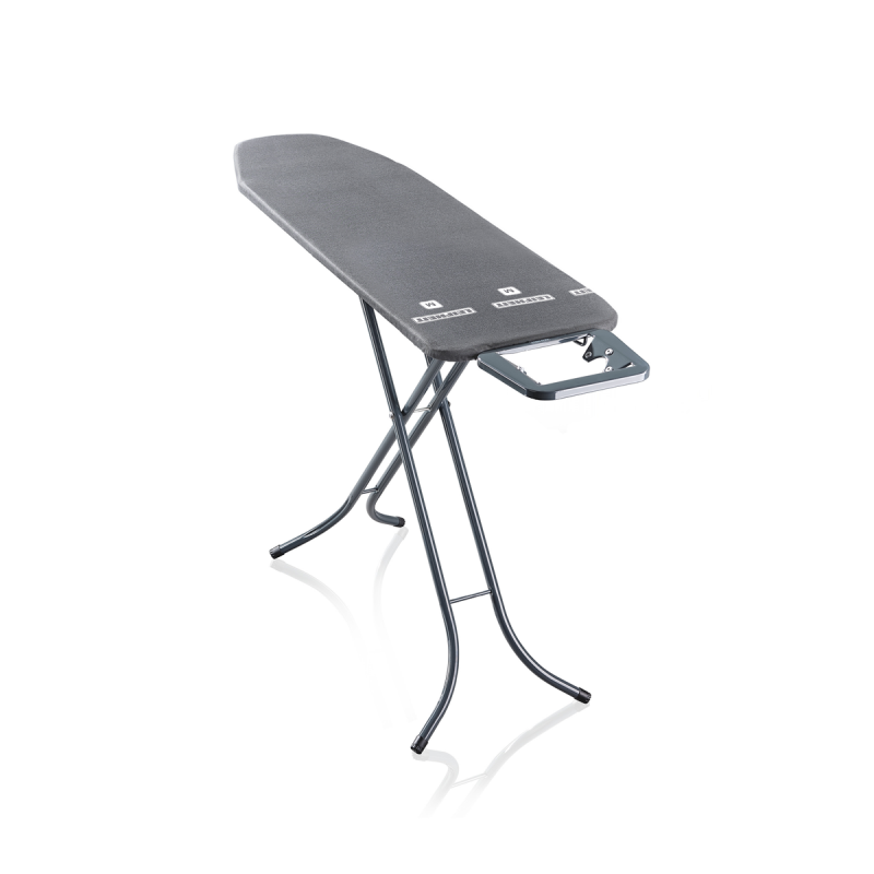 Masa de calcat Leifheit Classic M Black 72486, cu suport pentru asezarea fierului de calcat, 120 x 38 cm