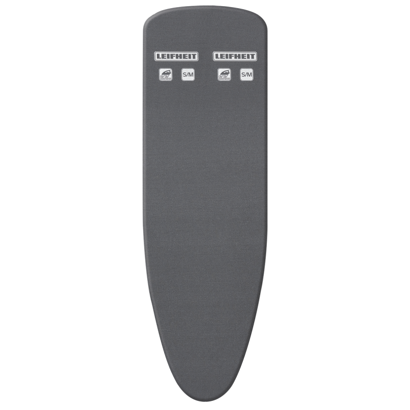 Husa masa de calcat Leifheit Classic M Black 71679, din bumbac, snur elastic pentru ajustare rapida, 125 x 20 cm