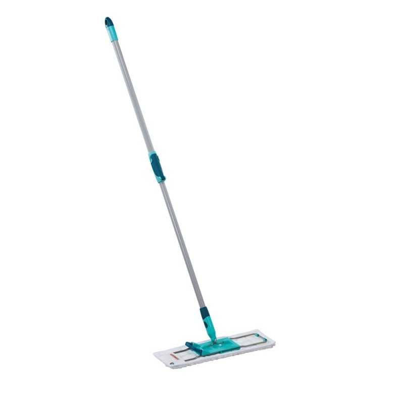 Mop pentru curatenie cu coada telescopica Leifheit Profi Micro Duo 55049, lungime laveta 42 cm, coada extensibila de la 80 cm pana la 140 cm