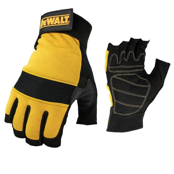 Manusi profesionale DeWalt DPG23L, piele sintetica, fara degete, marime L
