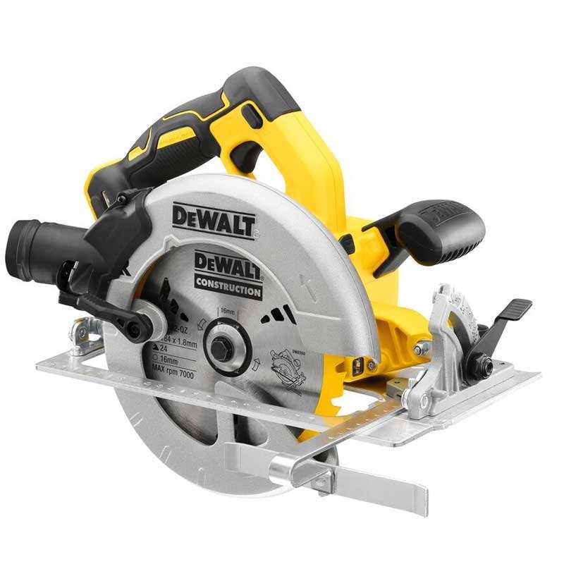 Fierastrau circular de mana DeWALT DCS570NT, brushless, diametru disc 184 mm, capacitate inclinare 57 grade