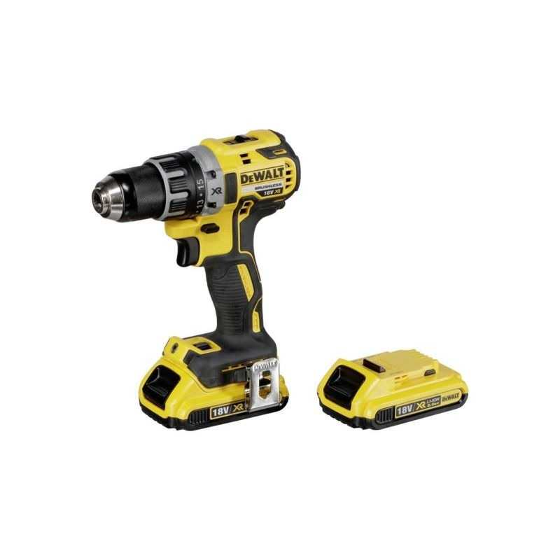 Masina gaurit DeWALT DCD791D2, cu acumulator, 18 V, 2 Ah, 70 Nm, brushless