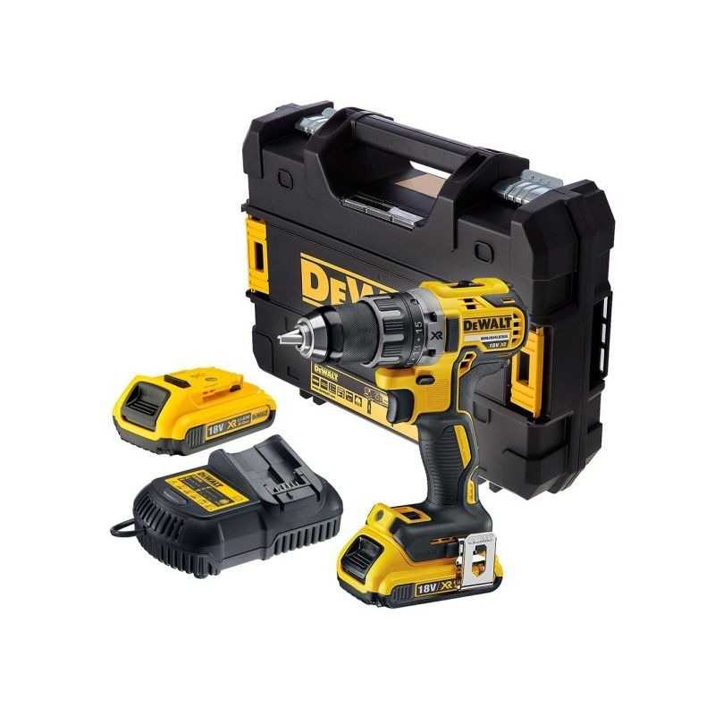 Masina gaurit DeWALT DCD791D2, cu acumulator, 18 V, 2 Ah, 70 Nm, brushless
