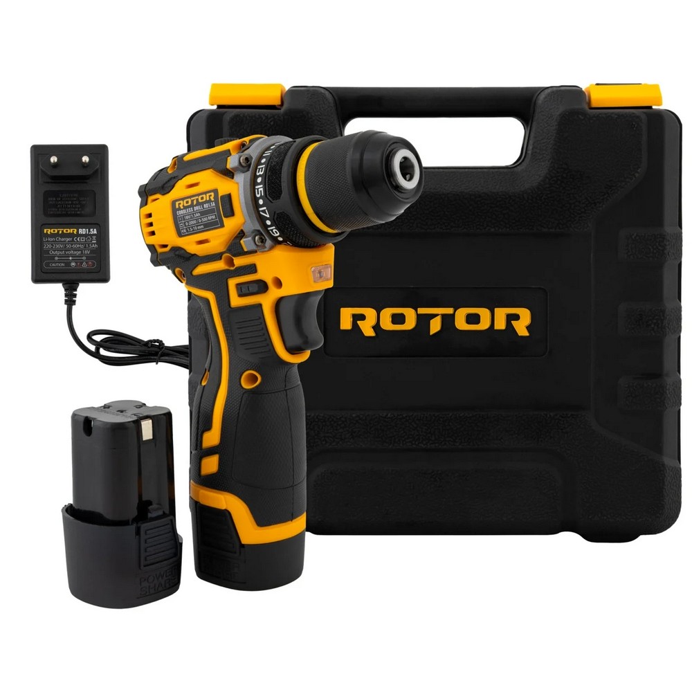 Autofiletanta pe acumulator ROTOR 14542, 18V / 1.5Ah, 2000 Rpm