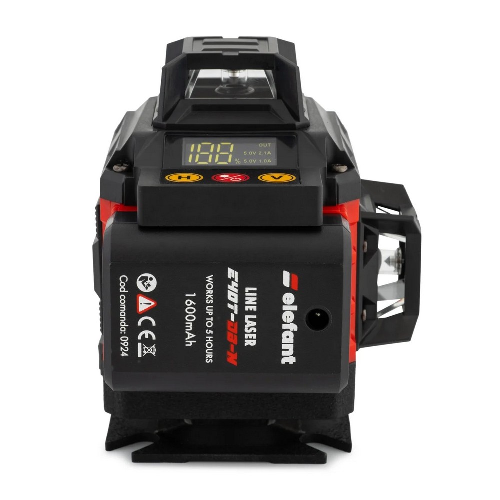 Nivela Laser 4D ELEFANT E4DT-DB-M 3D 15382, 3 x 360 grade / 12 linii, 4 x 360 grade / 16 linii