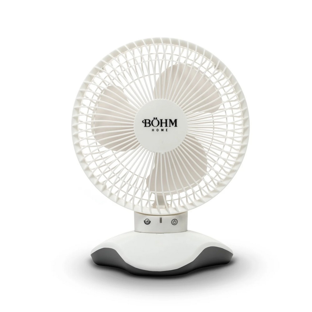 Ventilator de birou BOHM 15264, 6 inch, 3 viteze, unghi de inclinare 60 grade