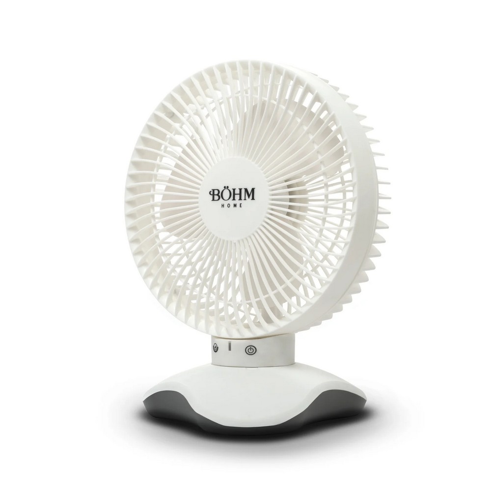 Ventilator de birou BOHM 15264, 6 inch, 3 viteze, unghi de inclinare 60 grade