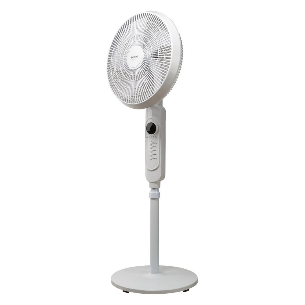 Ventilator de podea BOHM 15268, 16 inch, 3 viteze, 45 W, reglaj pe inaltime pana la 125 cm, functie de oscilatie 75 grade