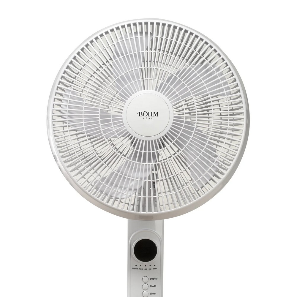 Ventilator de podea BOHM 15268, 16 inch, 3 viteze, 45 W, reglaj pe inaltime pana la 125 cm, functie de oscilatie 75 grade