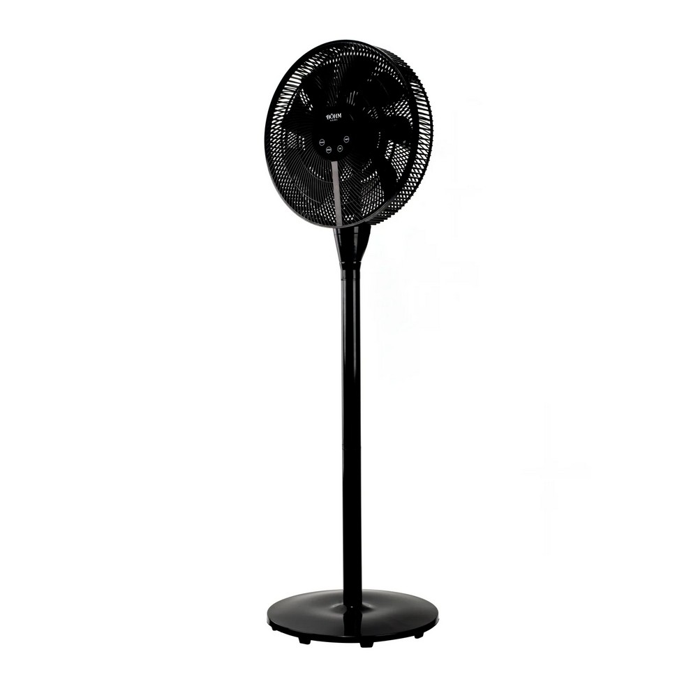 Ventilator de podea BOHM 15269, 16 inch, 8 viteze, 25 W, ecran LED, telecomanda