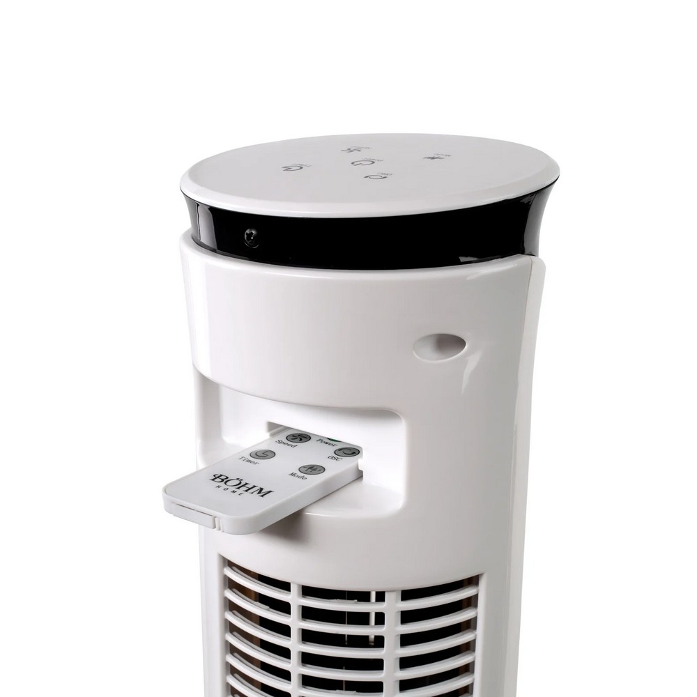 Ventilator turn BOHM 15272, 32 inch, 3 viteze, 45 W, indicator LED, telecomanda inclusa
