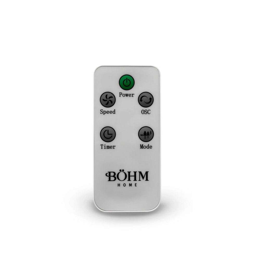 Ventilator turn BOHM 15272, 32 inch, 3 viteze, 45 W, indicator LED, telecomanda inclusa