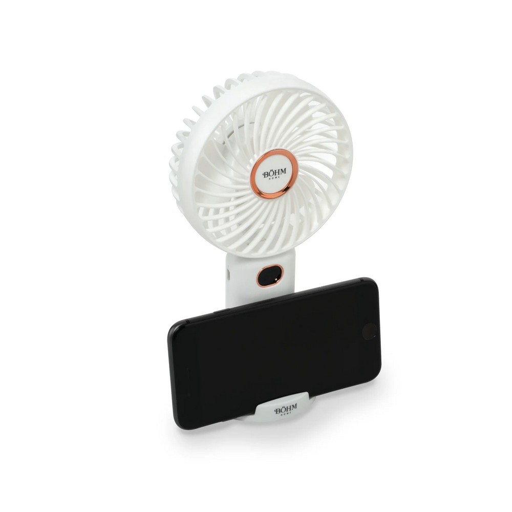 Ventilator portabil BOHM 15273, 4 inch, cu USB si acumulator