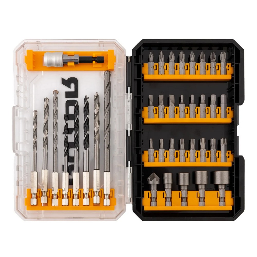 Set biti, tubulare si burghie ROTOR 15144, 38 piese, lucrari diverse