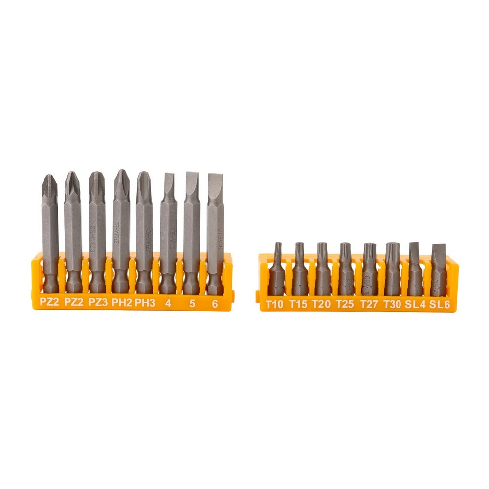 Set biti, tubulare si burghie ROTOR 15146, 62 piese, lucrari diverse