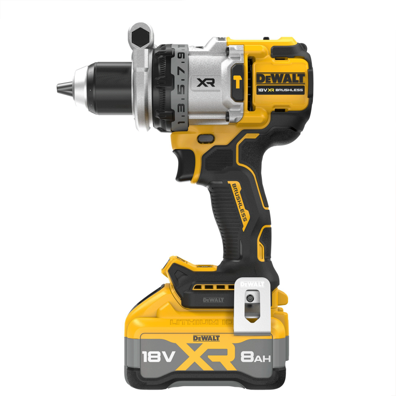 Masina de insurubat si gaurit Dewalt PREMIUM DCD1007WW1T, cu percutie, 18 V, 8 Ah, 3 trepte viteza, motor electric fara perii