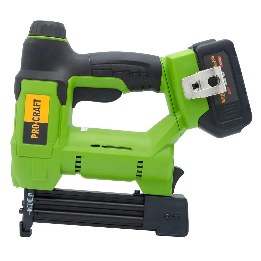Capsator electric pe acumulator PROCRAFT 16189, tip capse T600 / T606, cuie tip F, fara acumulator si incarcator