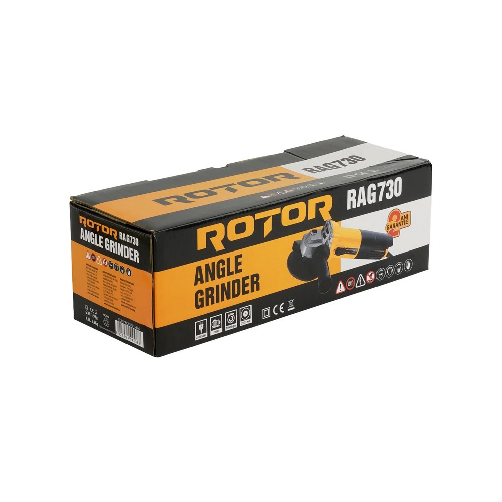 Flex polizor unghiular ROTOR 15346, 720 W, 11000 rot / min, disc 125 mm