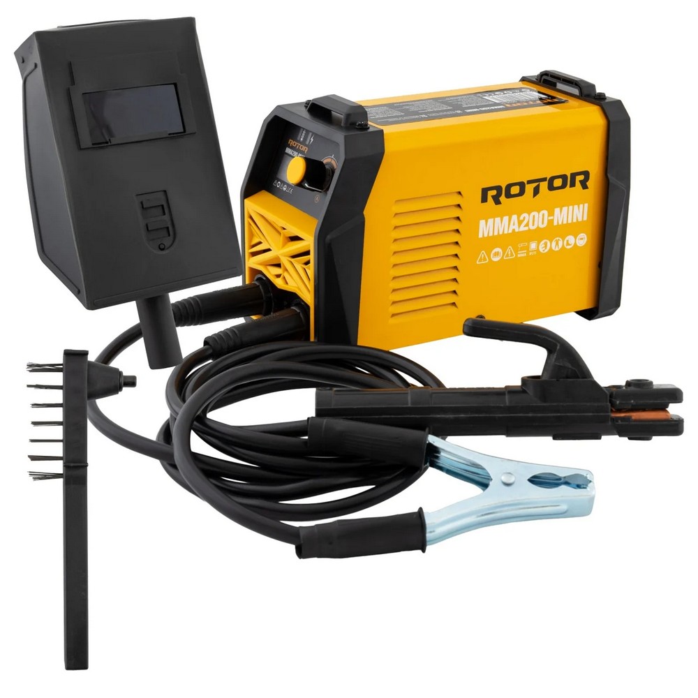 Aparat de sudura LCD color ROTOR 14678, 200 A