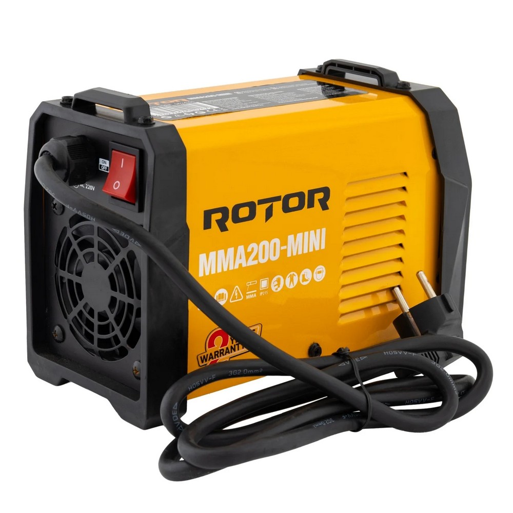 Aparat de sudura LCD color ROTOR 14678, 200 A