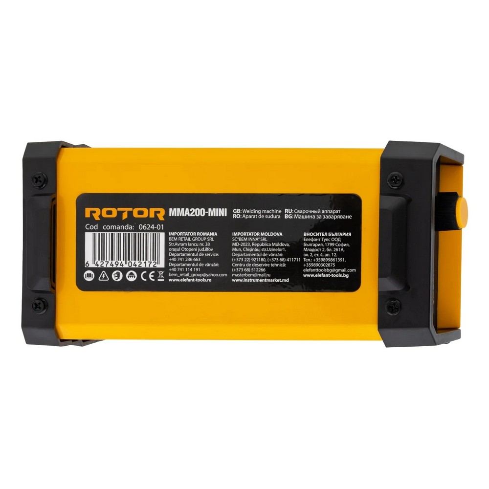 Aparat de sudura LCD color ROTOR 14678, 200 A