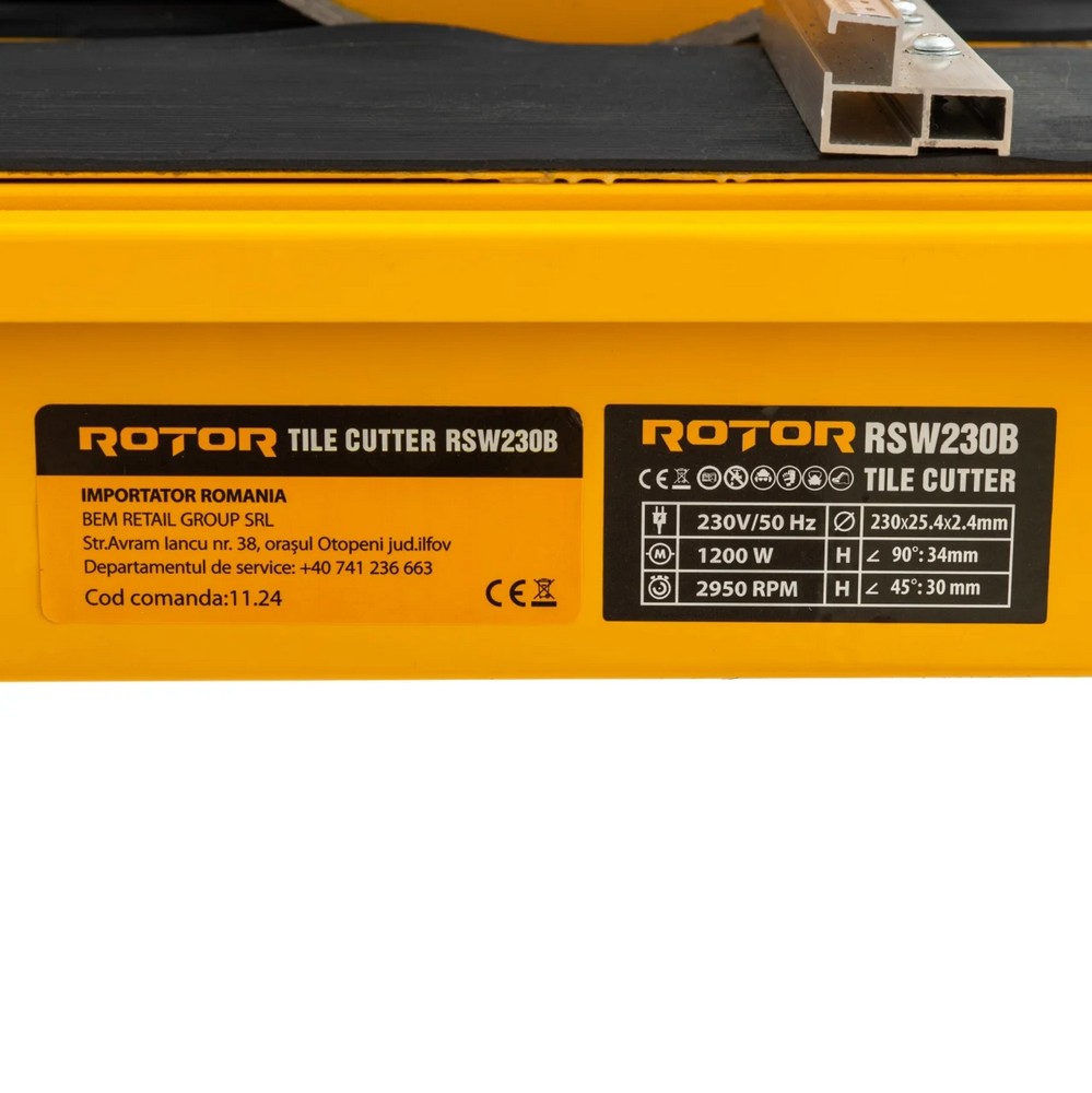 Masina de taiat gresie ROTOR 15345, 1200 W, 2950 rot / min
