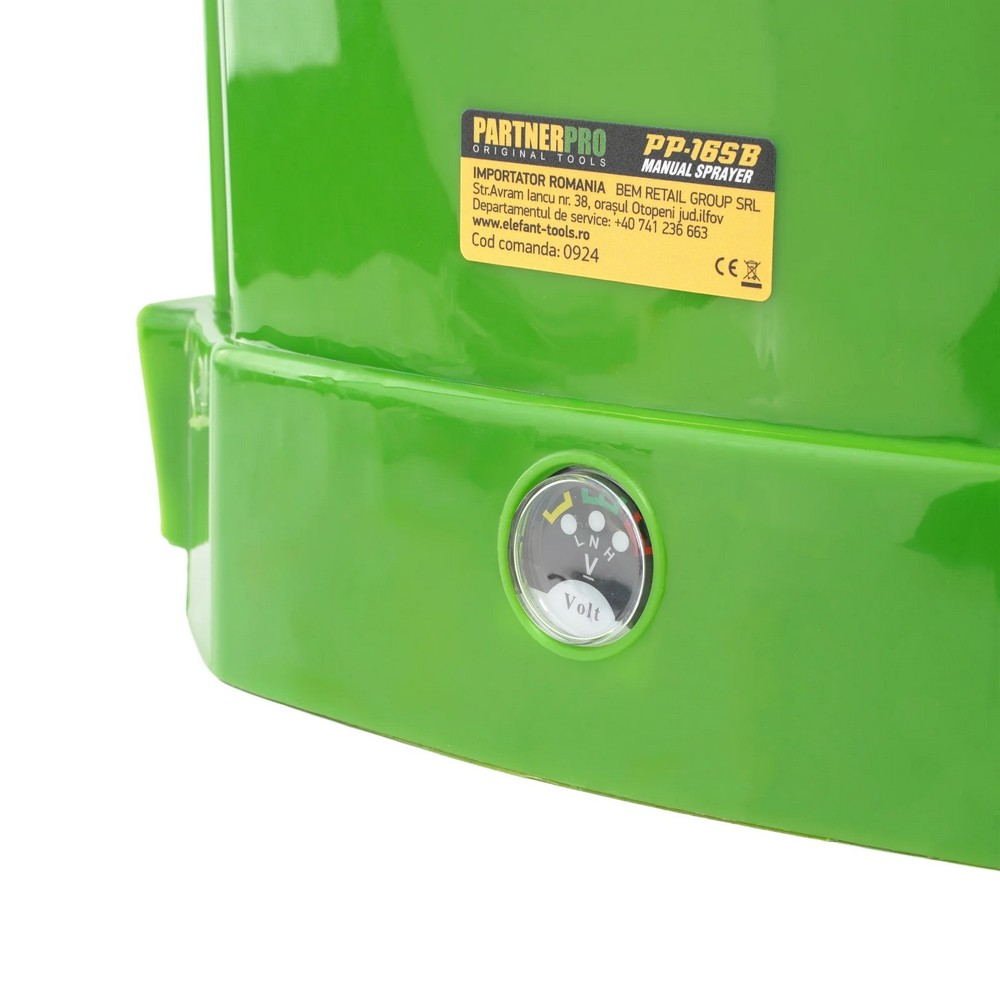 Pompa de stropit cu acumulator PARTNERPRO 15341, 14L, 12 V, / 8 Ah