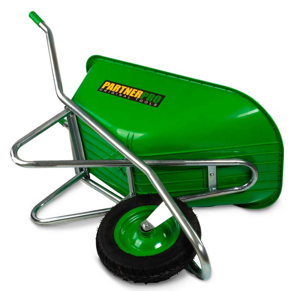 Roaba cuva din plastic PARTNER PRO 16772, 100 L, cadru galvanizat