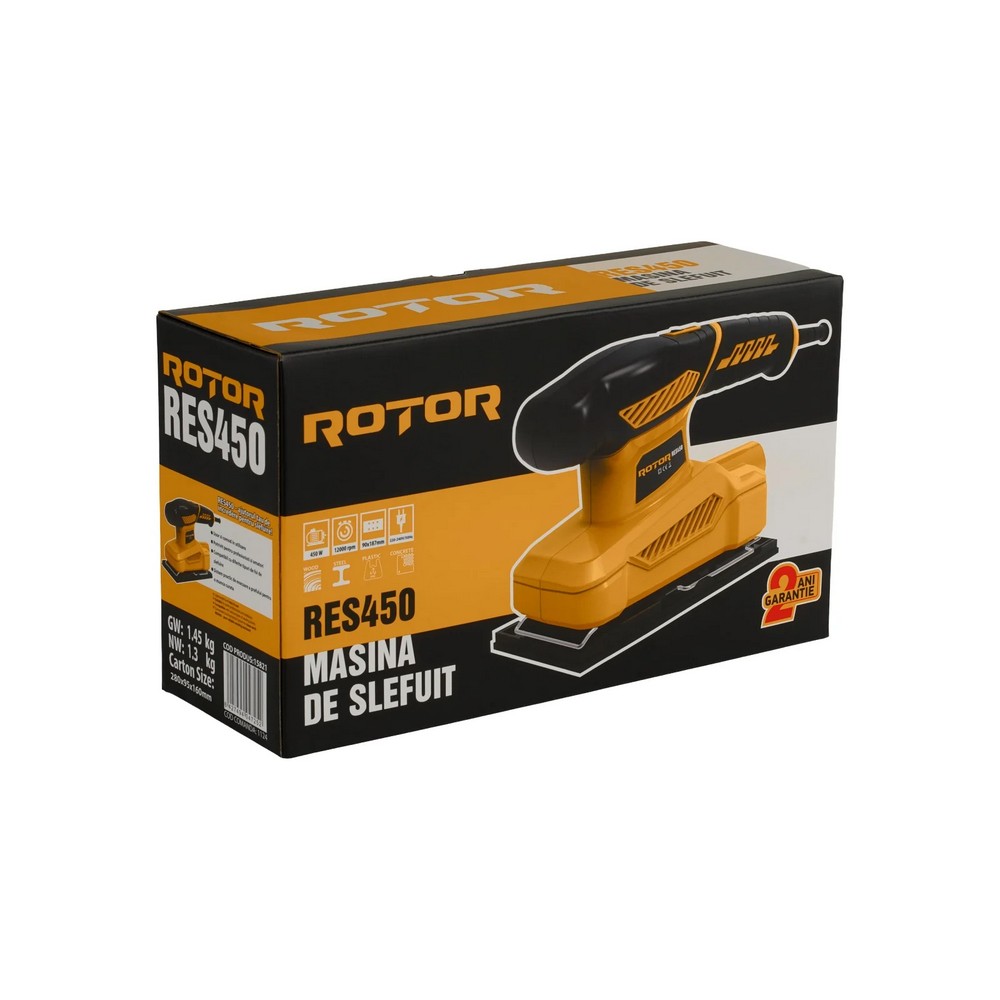 Masina de slefuit ROTOR 15821, 12000 rot / min, 450 W