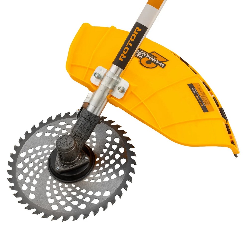 Trimmer pe acumulator ROTOR 16376, 2 acumulatori 21 V, motor electric fara perii, 850 W