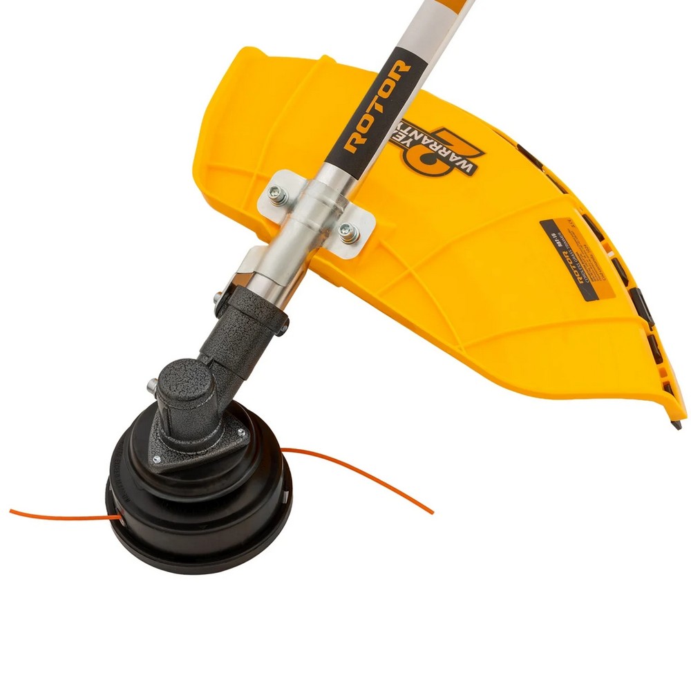 Trimmer pe acumulator ROTOR 16376, 2 acumulatori 21 V, motor electric fara perii, 850 W
