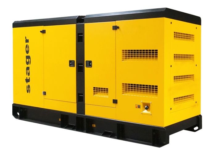 Generator insonorizat STAGER 115800YDSD138S3, 138k VA, 180 A, 1500 rpm, trifazat, diesel