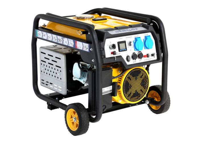 Generator curent monofazat STAGER 5160023600, 230 V, 3.0 kW, benzina, conector ATS, multistart, autonomie pana la 30 h