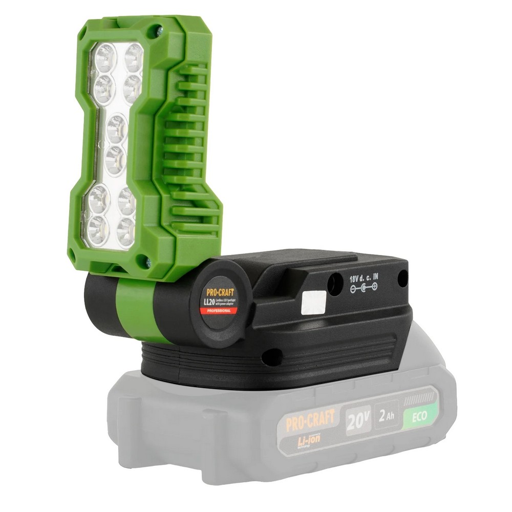 Reflector LED PROCRAFT 16446, portabil pe acumulator, 500 lumeni, NU contine acumulator si incarcator