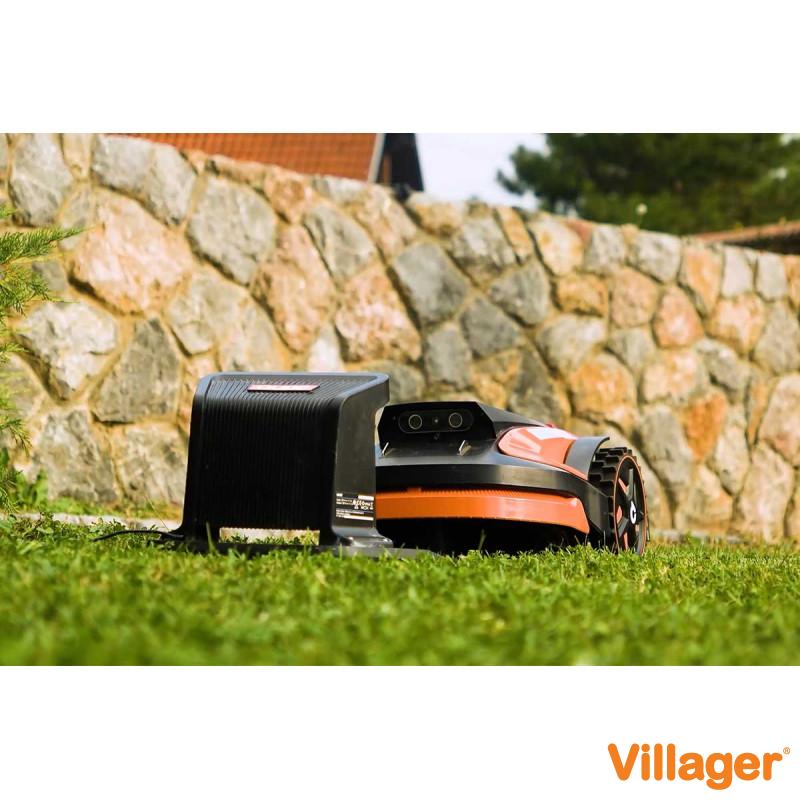 Robot de tuns iarba cu acumulator Villager 086879, 18 V, motor fara perii