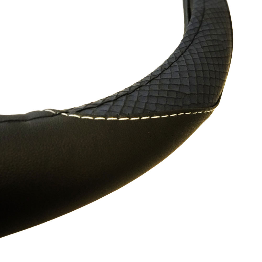 Husa volan UMBRELLA 101431, piele ecologica, albastru, 37 / 39 CM