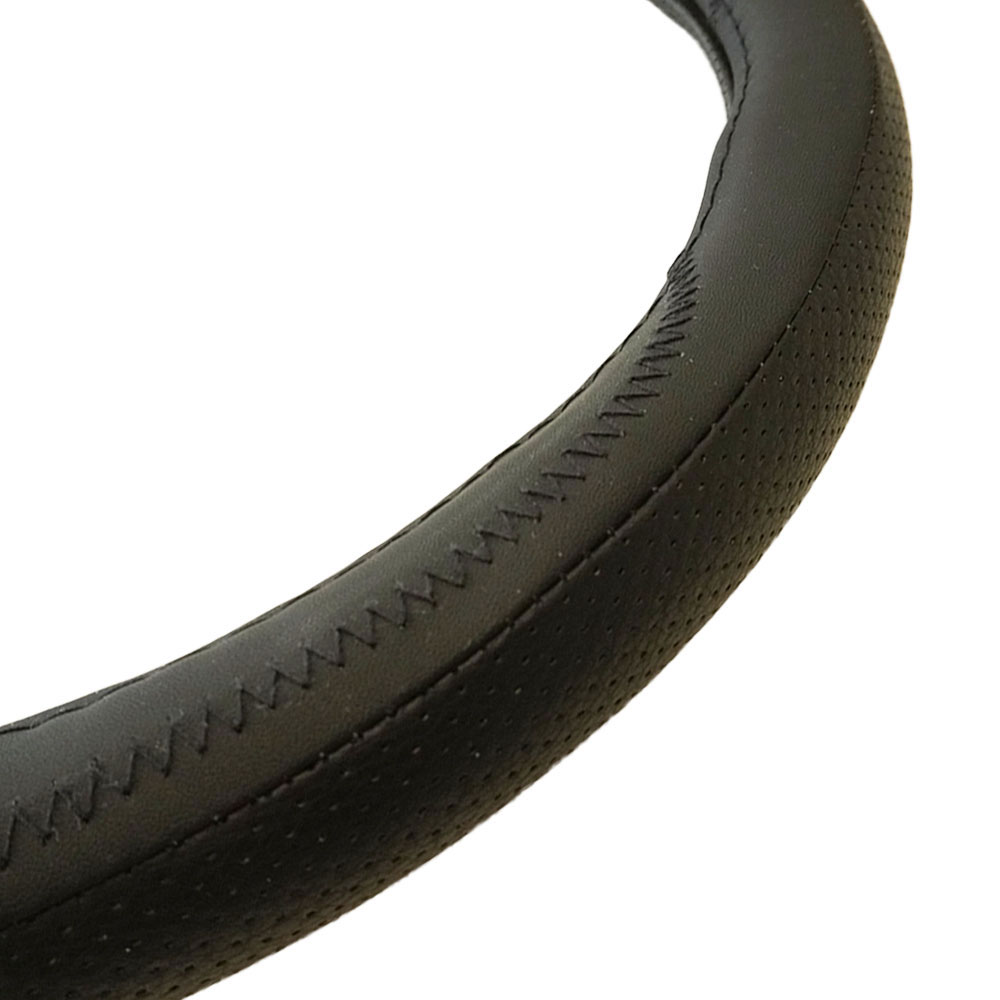 Husa volan UMBRELLA 101425, piele ecologica, nergu, 37 / 39 CM